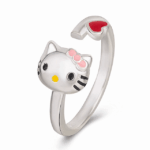 Bague Hello Kitty rouge