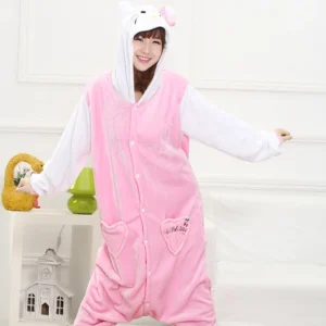 Pyjama Hello Kitty combinaison rose