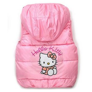 Veste Hello Kitty sans manche rose