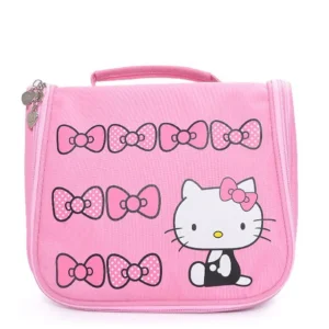 Trousse de toilette Hello Kitty nœud rose