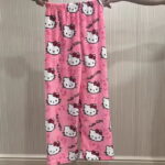 Pantalon de pyjama Hello Kitty rose