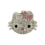 Clé USB Hello Kitty argent