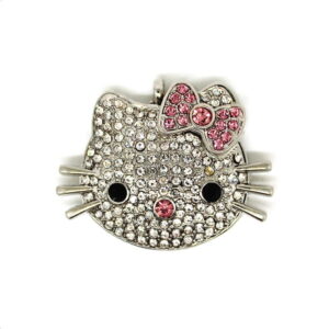 Clé USB Hello Kitty argent