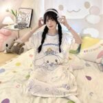 Pyjama long Cinnamoroll bleu