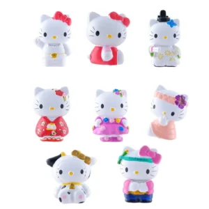 Figurine Hello Kitty japonais x8