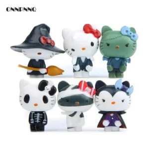 Figurines Hello Kitty Halloween x6