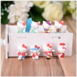 Figurines Hello Kitty x8