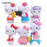 Figurine Hello Kitty vacance x6