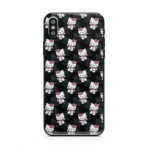 Coque Hello Kitty noire pour smartphone