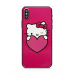 Coque Hello Kitty rouge pour smartphone