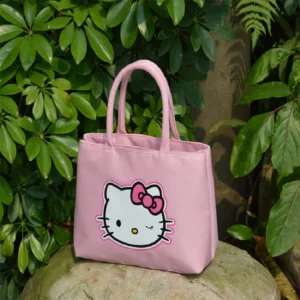Sac à main Hello Kitty simple rose