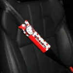 Housse de ceinture de sécurité Hello Kitty rouge