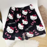 Short de pyjama Hello Kitty noir