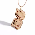 Collier Hello Kitty Or Jaune