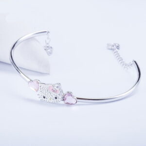 Bracelet Hello Kitty cristal violet