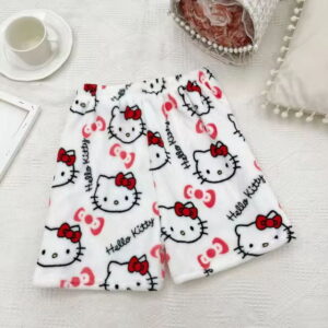 Short de pyjama Hello Kitty blanc