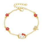 Bracelet Hello Kitty chaîne or