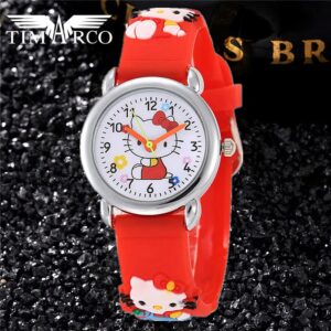 Montre Hello Kitty classique rouge