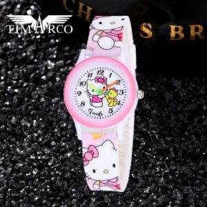 Montre Hello Kitty imprimée
