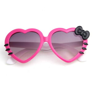 Lunettes de soleil Hello Kitty cœur rose