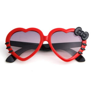 Lunettes de soleil Hello Kitty cœur rouge