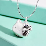 Collier Hello Kitty argent