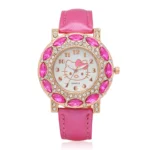Montre Hello Kitty pierre rose bonbon