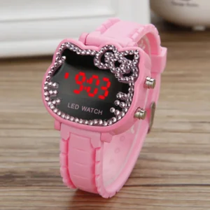 Montre Hello Kitty enfant rose