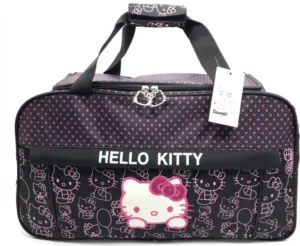 Sac à main Hello Kitty voyage noir