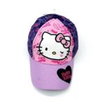 Casquette Hello Kitty clin d’œil bleu