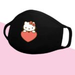 Masque Hello Kitty cœur