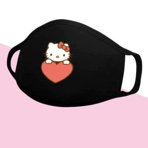 Masque Hello Kitty cœur