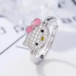Bague Hello Kitty cute rose
