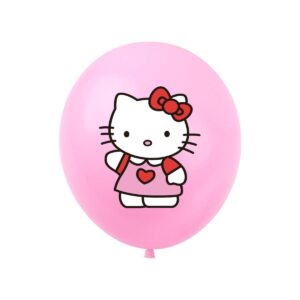 Ballons Hello Kitty rose clair x10
