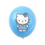 Ballons Hello Kitty bleus x10