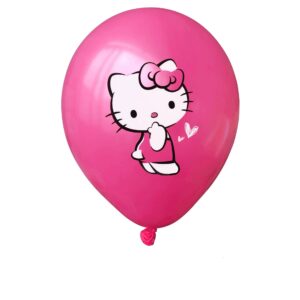 Ballons Hello Kitty rose bonbon x10