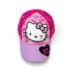 Casquette Hello Kitty clin rose bonbon