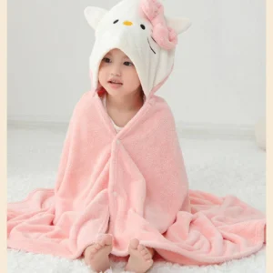 Peignoir Hello Kitty poncho