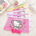 Boxer Hello Kitty carreaux x4