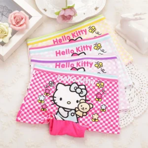 Boxer Hello Kitty carreaux x4
