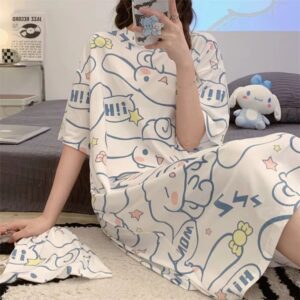 Pyjama long Cinnamoroll blanc
