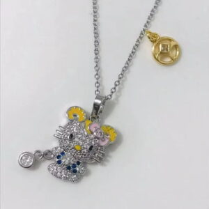 Collier Hello Kitty cristal kawaii