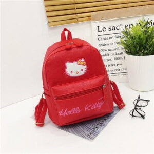 Sac à dos Hello Kitty punk rouge
