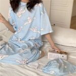 Pyjama long Cinnamoroll bleu ciel