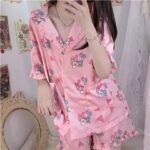 Pyjama My Melody rose coton