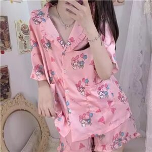 Pyjama My Melody rose coton