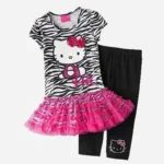 Ensemble Hello Kitty léopard
