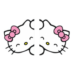 Sticker Hello Kitty smile rose