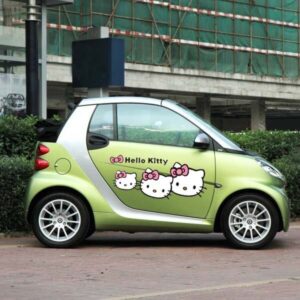 Sticker Hello Kitty trio rose