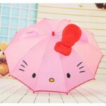 Parapluie Hello Kitty rose et blanc